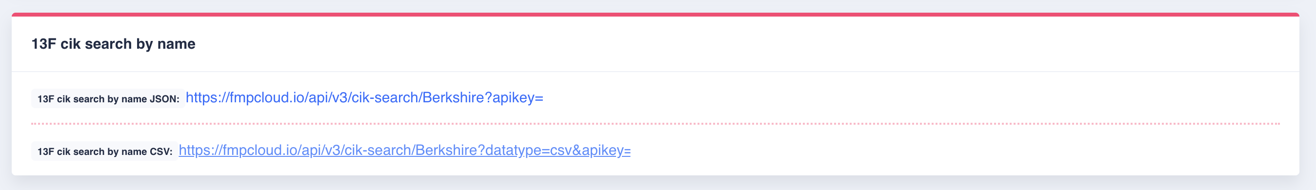 Financial Statement API Excel inetgration